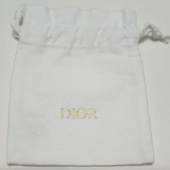 Dior Handbags - Dior White Drawstring Pouch Dust Bag
